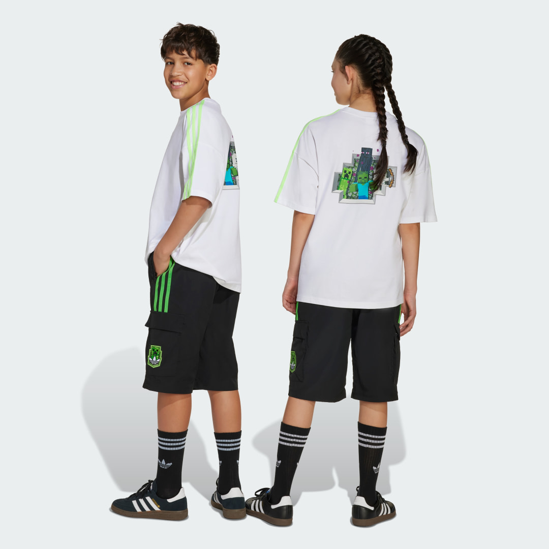 adidas Originals X Minecraft Cargo Shorts Kids - vue 2
