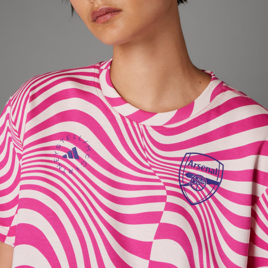 

Camiseta Arsenal x adidas by Stella McCartney Mujer, Rosa