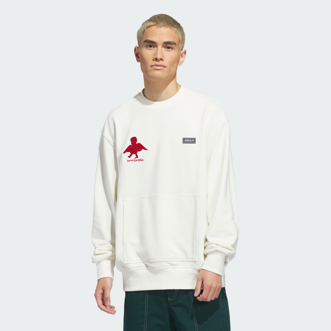 Thumbnail - SKATEBOARDING x MARK GONZALES PULLOVER MIT RUNDHALSAUSSCHNITT