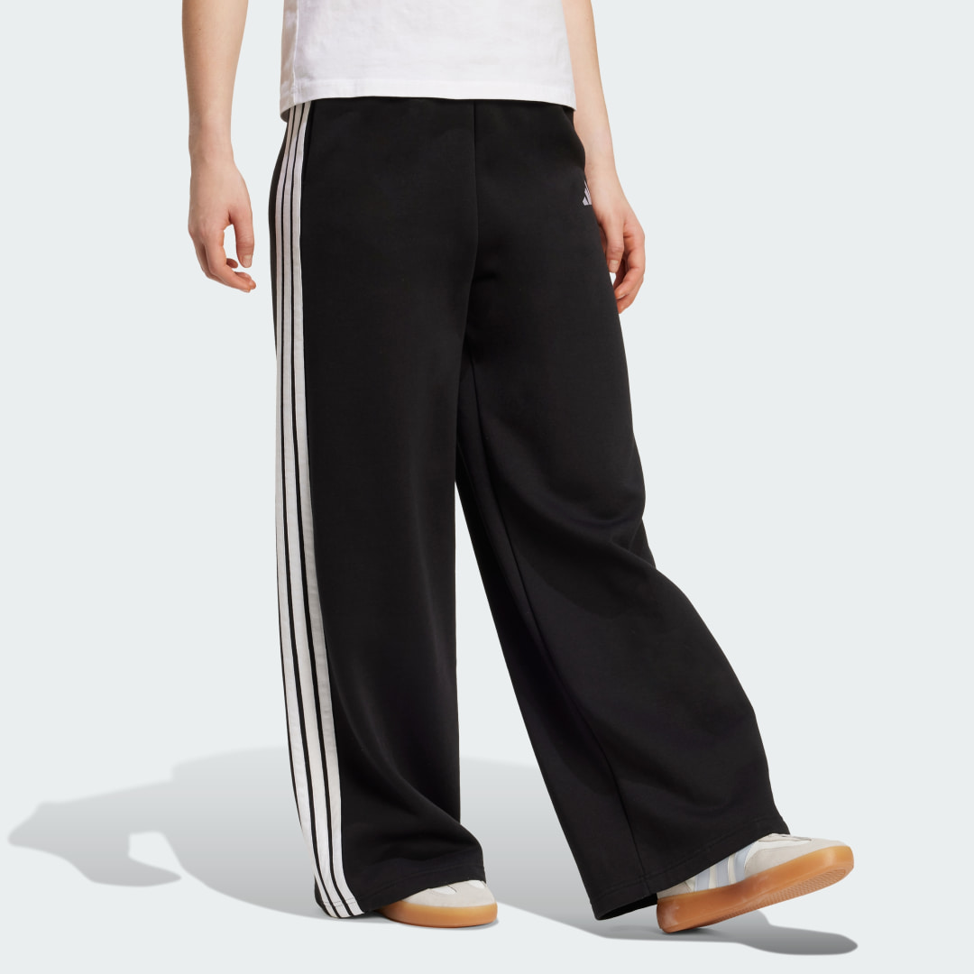 Adidas 3-Stripes Fleece Wide Broek