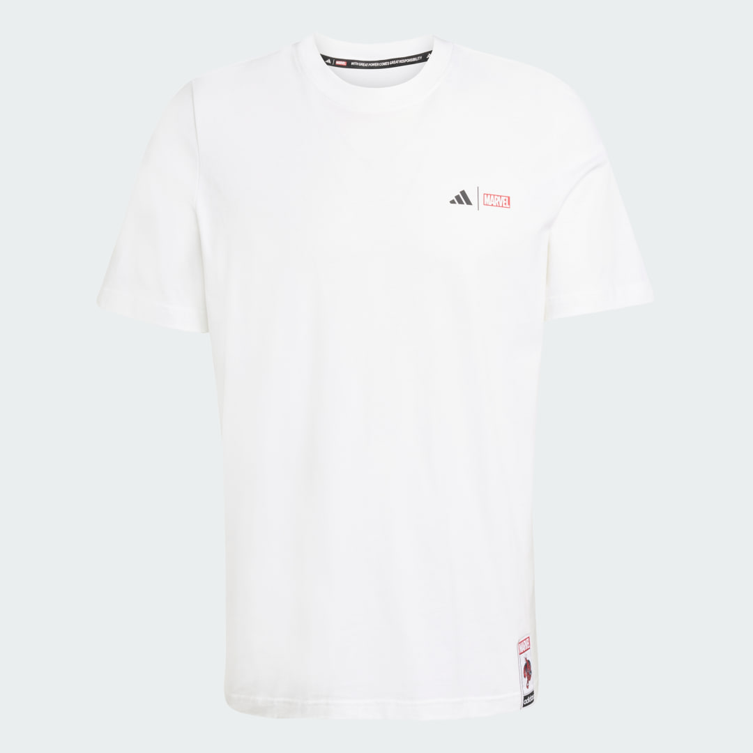 T shirt adidas ©Marvel Spider Man Web Logo - vue 4