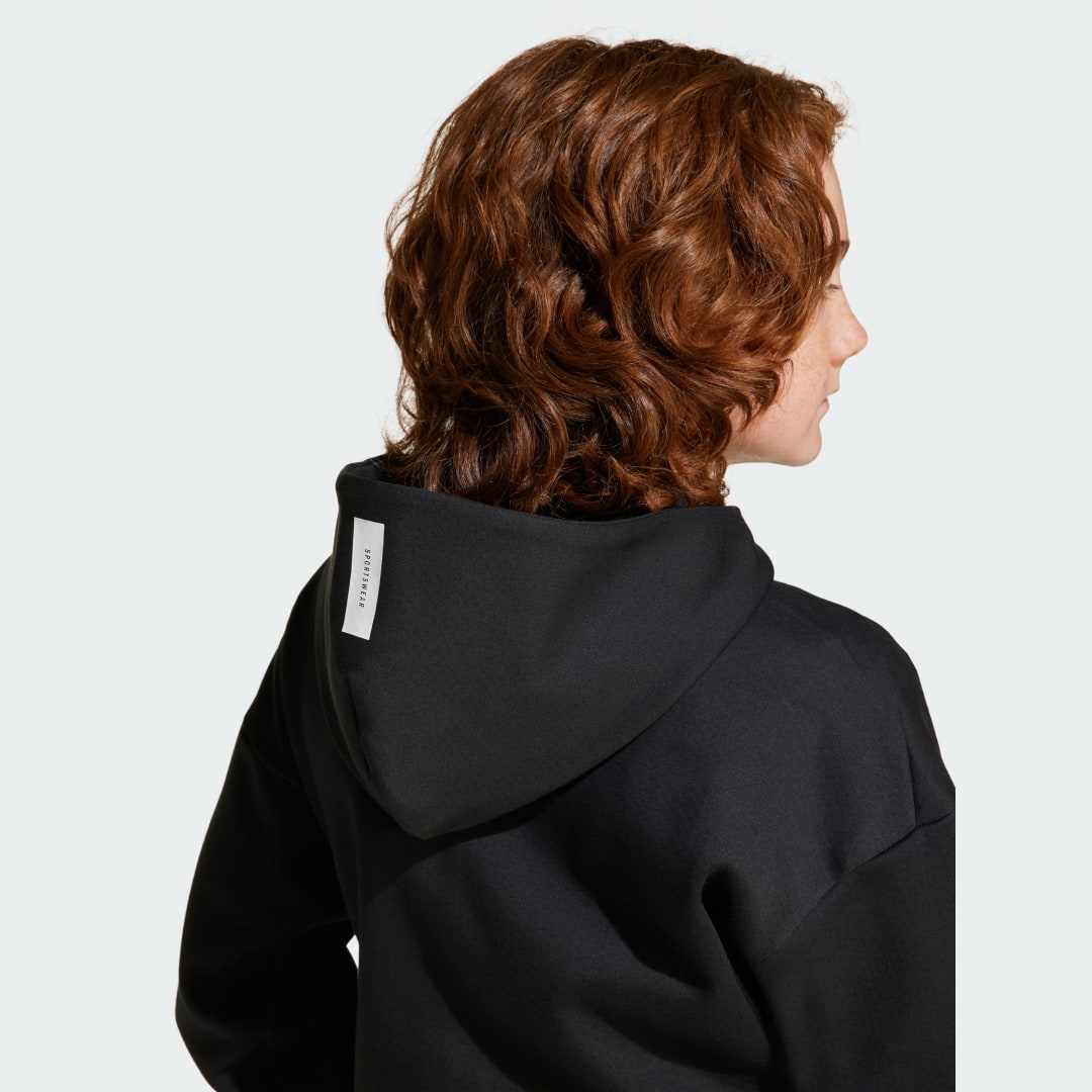 Adidas Z.N.E. Trainingsjack met Capuchon en Lange Rits Kids