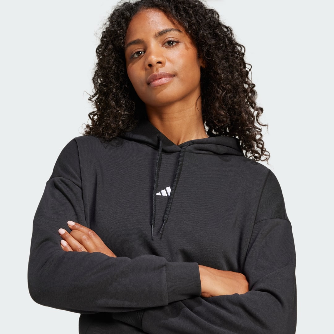 Adidas Essentials Small Logo Feel Cozy Hoodie