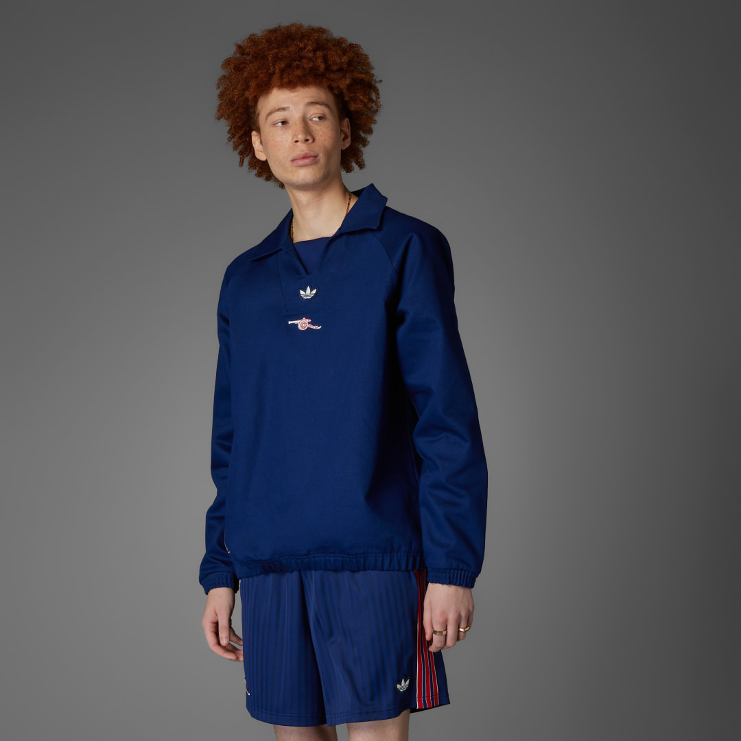 Adidas Arsenal Terrace Icons Drill Shirt Blauw- Heren Blauw