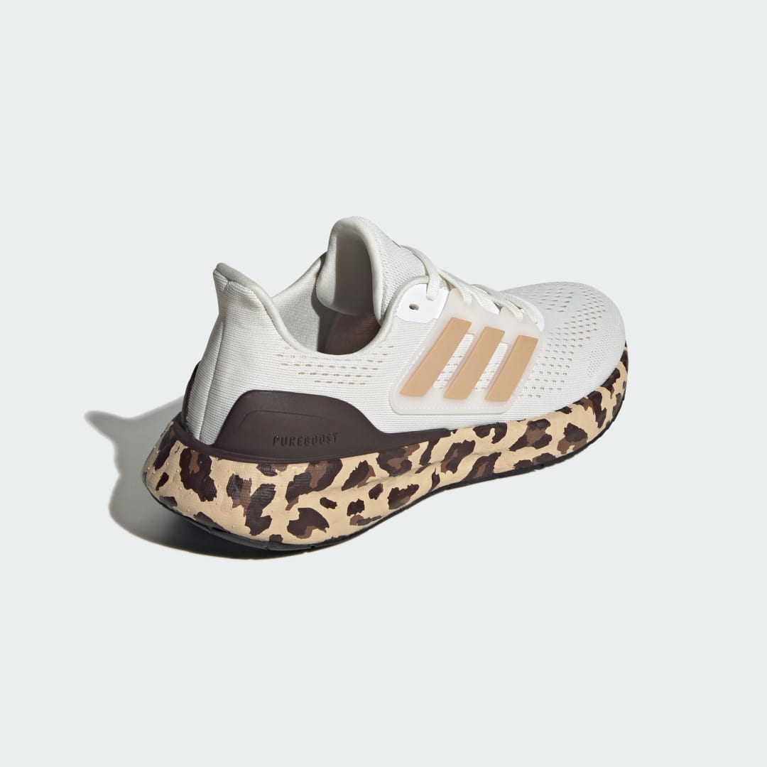 

adidas Tenis Pureboost 23 Mujer, Core blanco/oro gris/shadow marrón