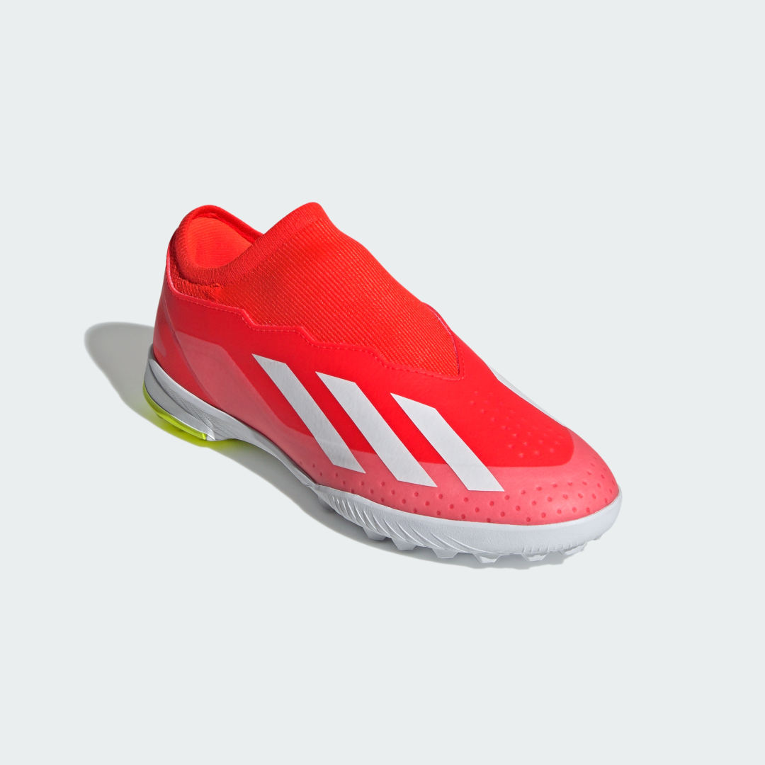 

adidas Guayos X Crazyfast League Sin Cordones Pasto Sintético Niño, Blanco