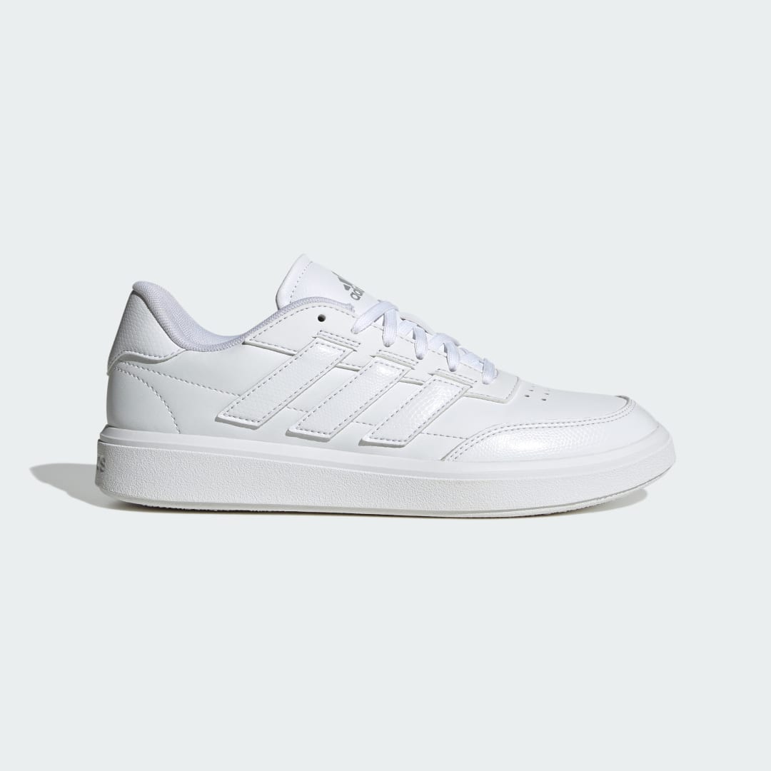 

adidas Tenis Courtblock Mujer, Blanco/blanco/matte plata