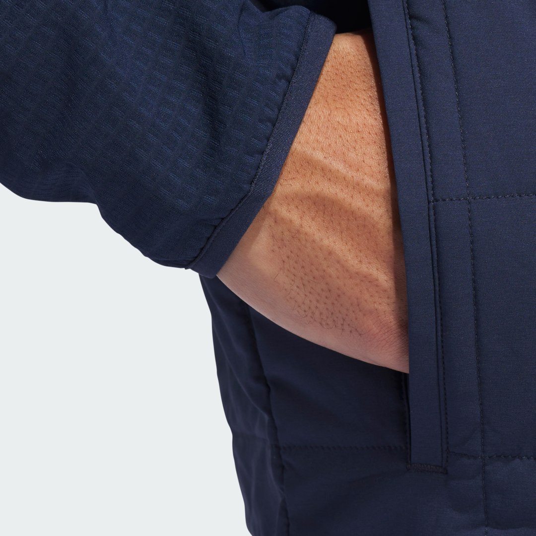 Adidas Ultimate365 Quilted DWR Pullover met Halflange Rits