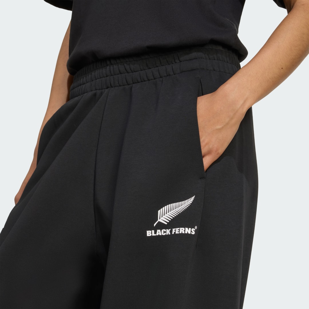 Adidas Black Ferns 3-Stripes Parachute Broek