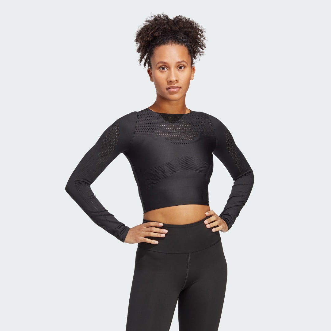 adidas Best of adidas Cropped Long Sleeve Tee