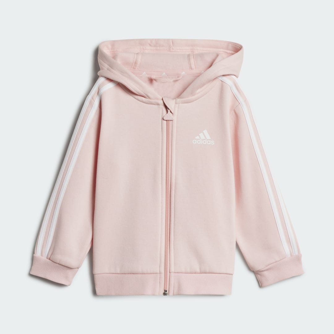 Adidas Essentials Joggingpak met Rits en Capuchon