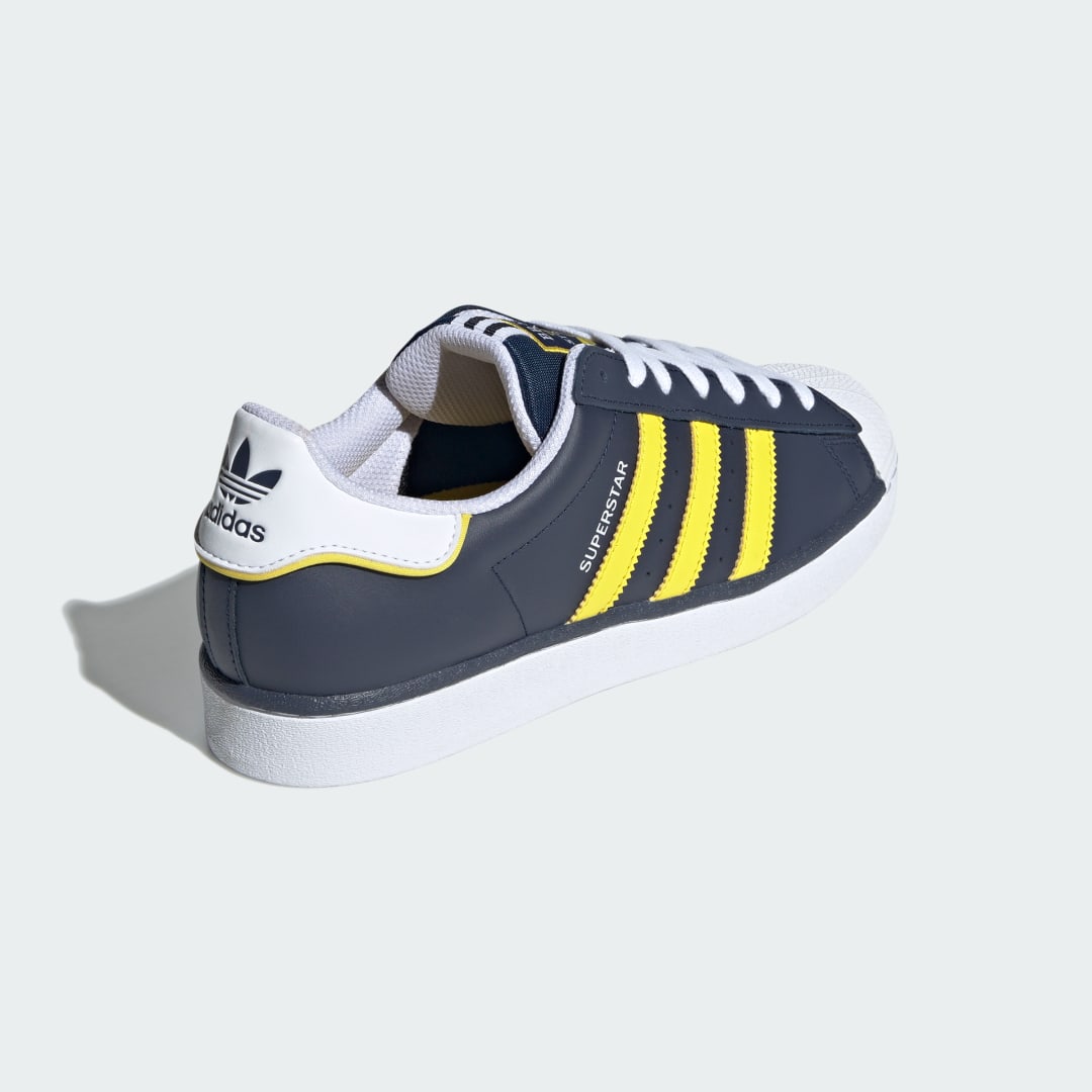 

adidas Tenis Superstar Unisex, Night indigo/amarillo/blanco