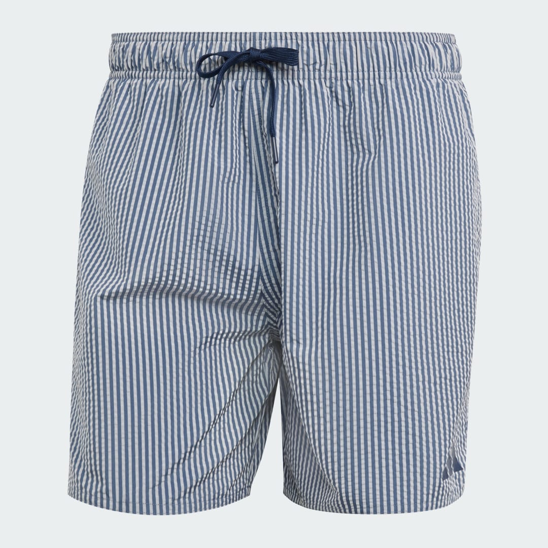 Adidas Seersucker Stripy Zwemshort 5-Inch