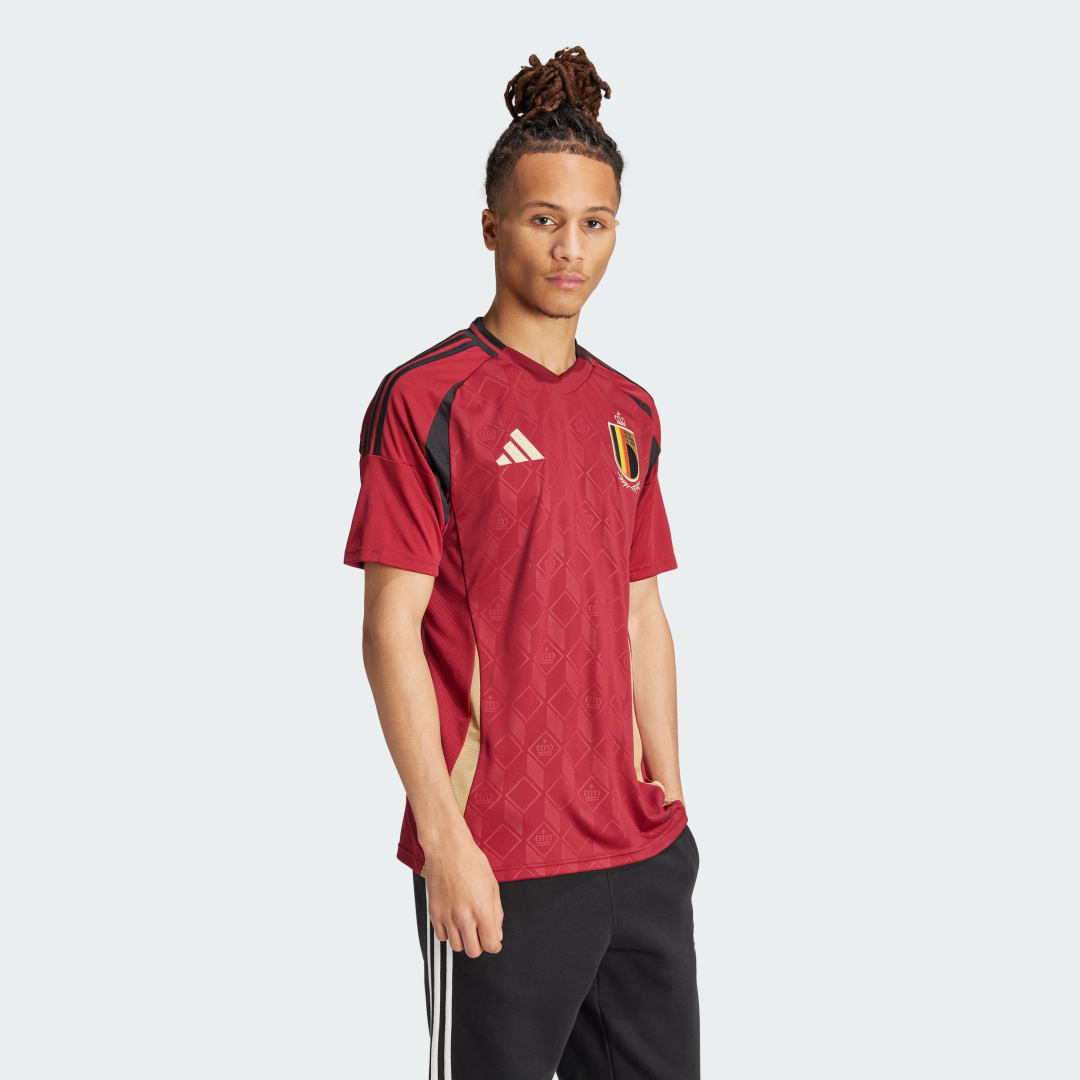 Maillots de corps adidas Maillot Domicile Belgique Euro 2024 EU - vue 4