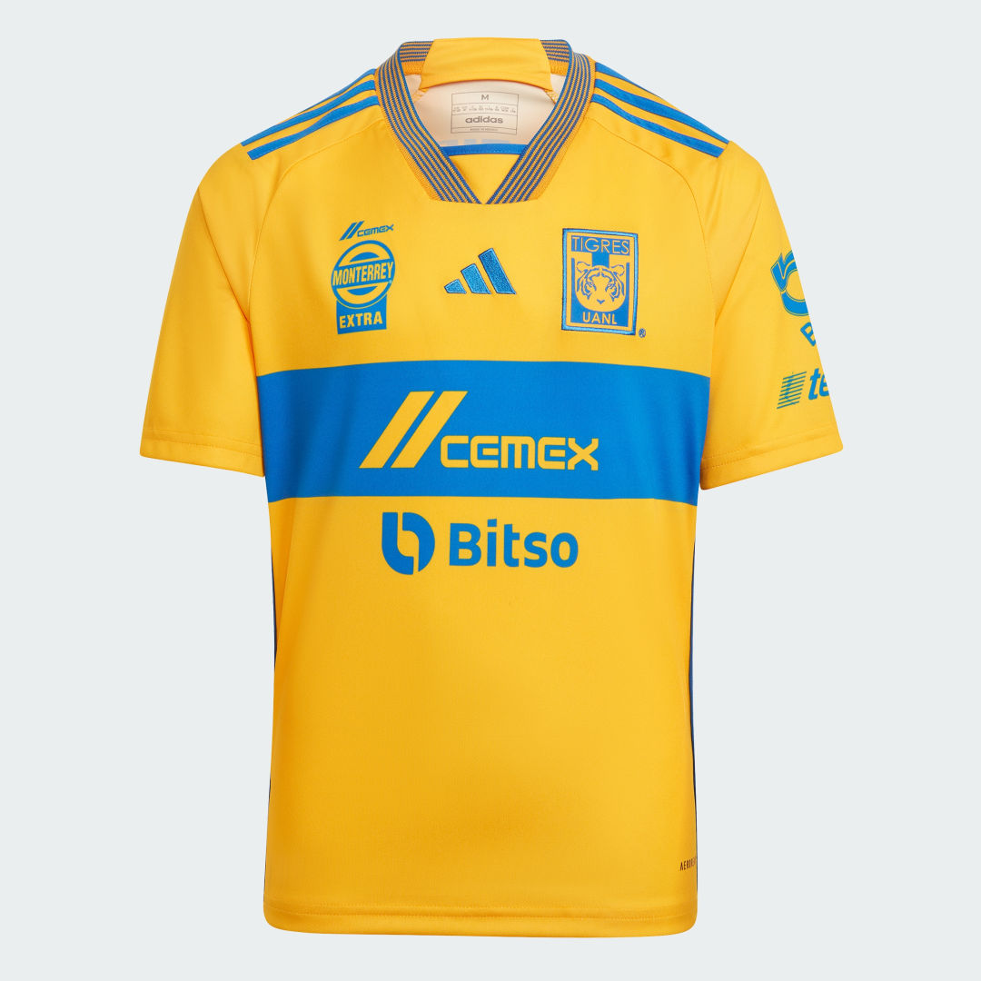 

adidas Jersey Uniforme Titular Tigres Uanl 23/24 Niños, Team colleg oro 2