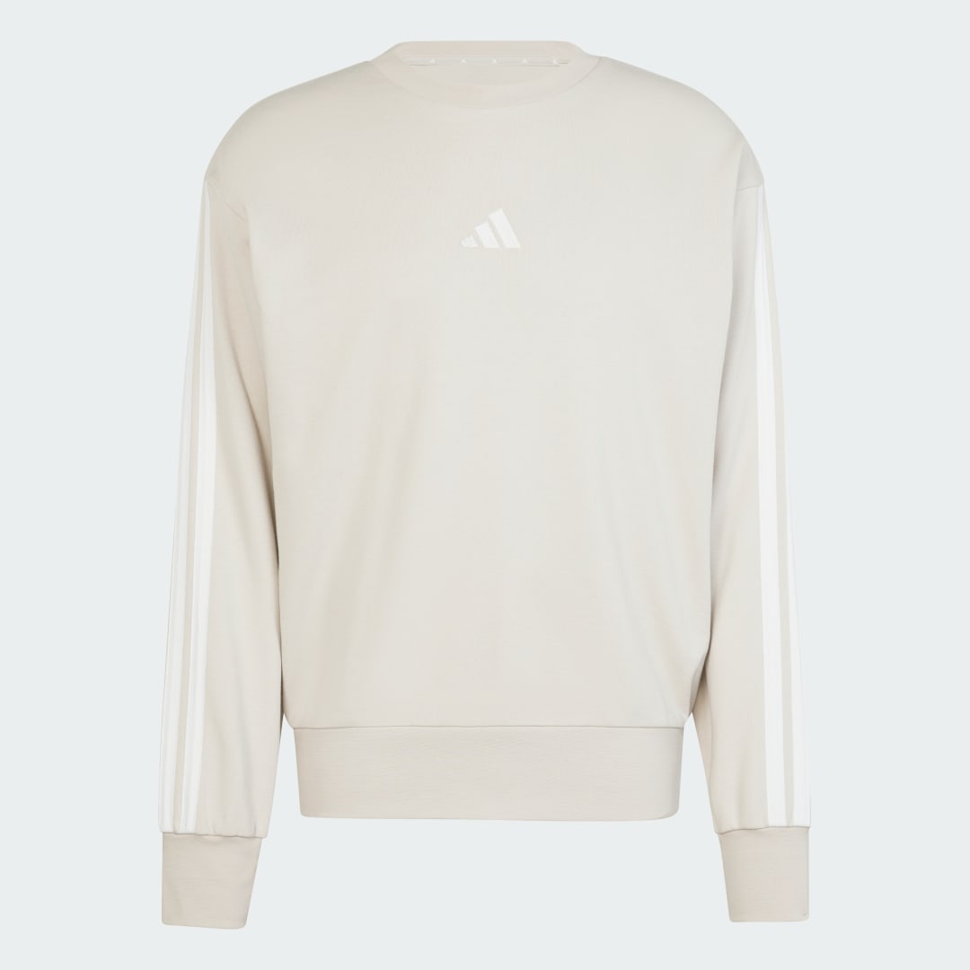 Sweat-shirt French terry 3 bandes Essentials