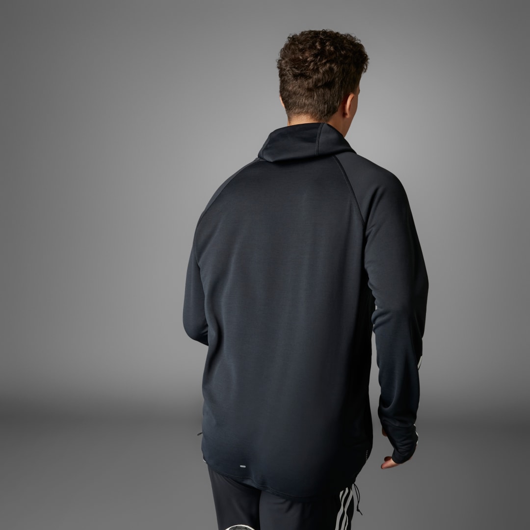 Adidas Own the Run 3-Stripes Hoodie