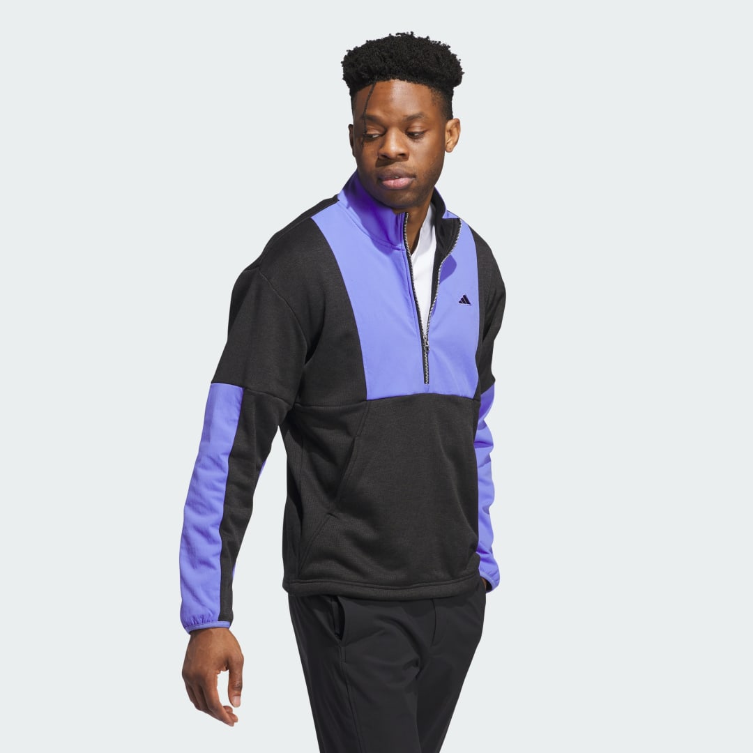 Adidas Go-to DWR Hybrid Pullover met Halflange Rits