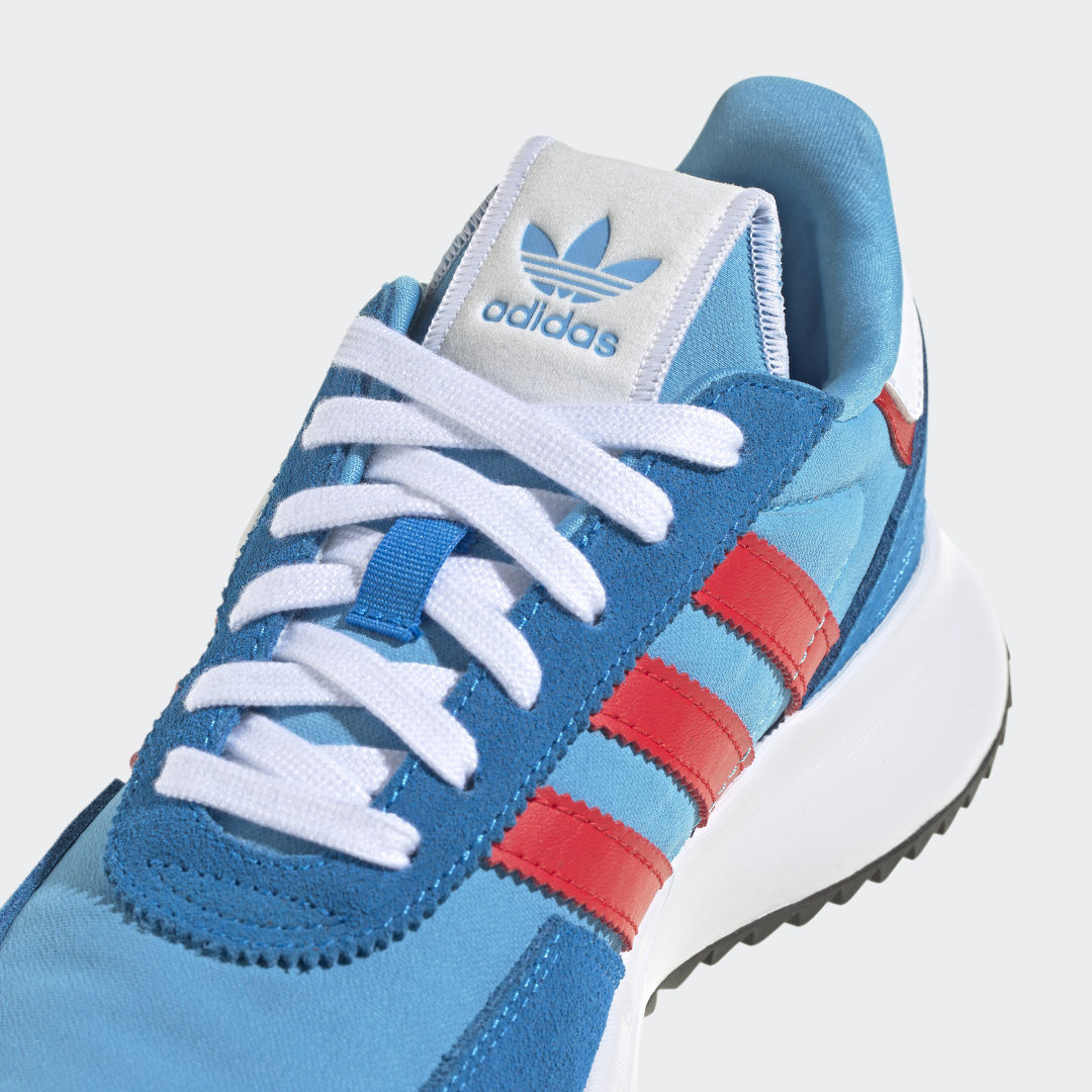 adidas Retropy F2 Shoes App Sky Rush Vivid Red Blue Rush
