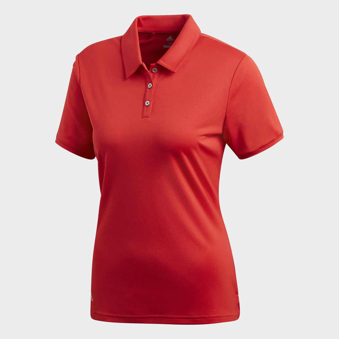 Image of adidas Tournament Polo Shirt Red 2X - Women Golf Shirts