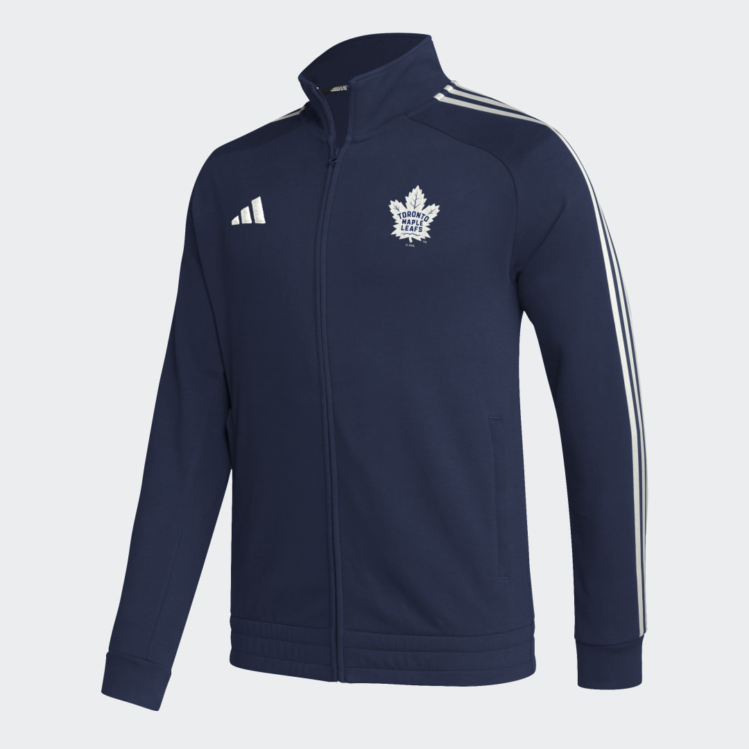 Image of adidas Maple Leafs Track Jacket Team Navy XL - Men Hockey Jackets