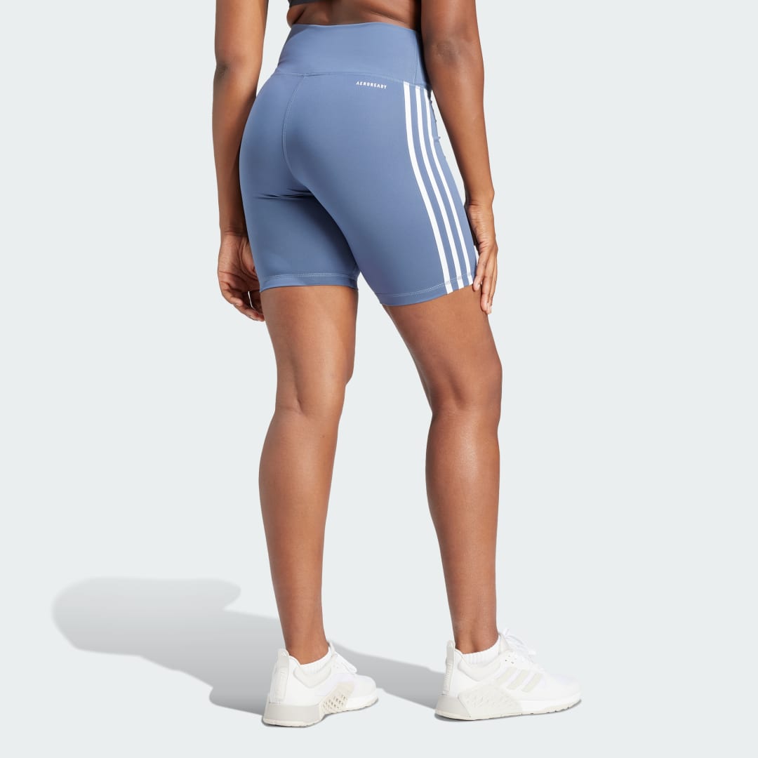 Adidas Training Essentials 3-Stripes High-Waisted Korte Legging