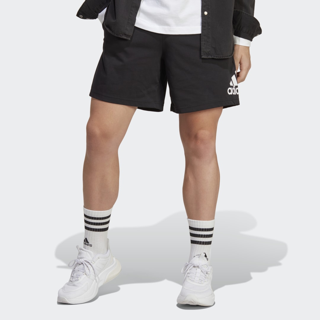 Image of adidas Essentials Logo Shorts Black M - Men Lifestyle Shorts