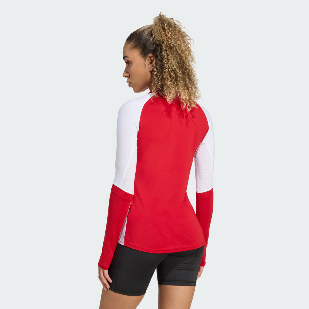 Adidas Quickset Long Sleeve Volleybalshirt