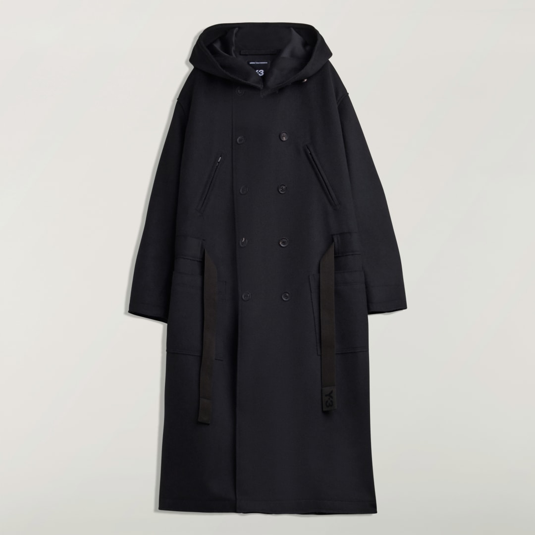 Adidas Y-3 Bonded Melton Coat