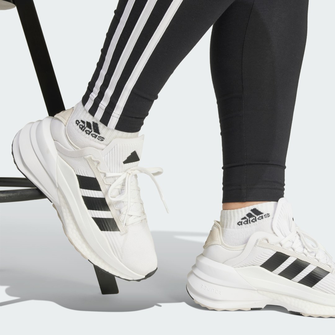 фото Леггинсы essentials 3-stripes (plus size) adidas sportswear