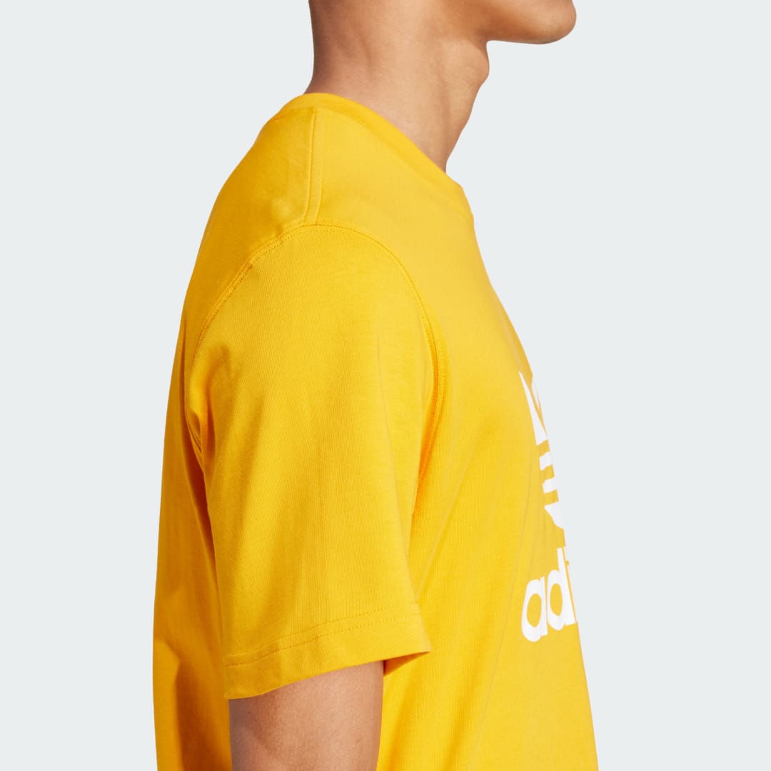 

adidas Camiseta Adicolor Trifolio Hombre, Naranja