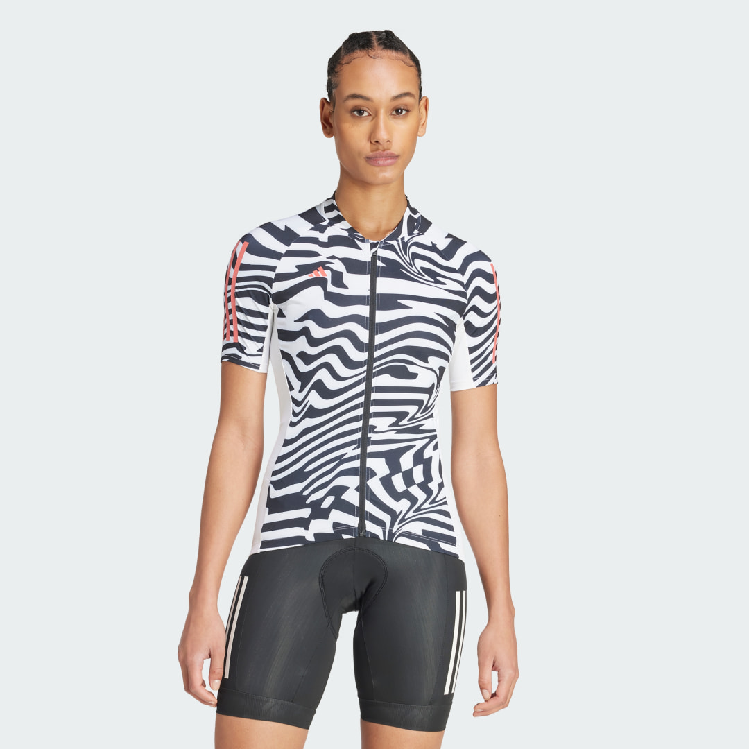 Adidas Performance Essentials 3-Stripes Fast Zebra Wielrenshirt