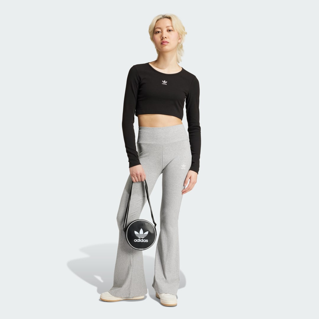 Adidas Essentials Ribbed Crop Longsleeve