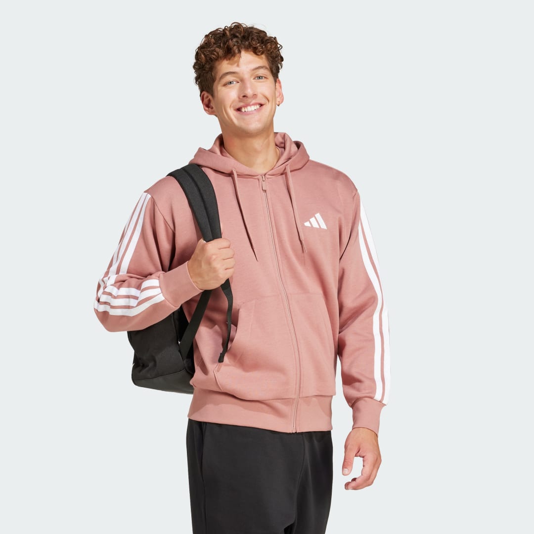 Adidas Essentials 3-Stripes Fleece Hoodie