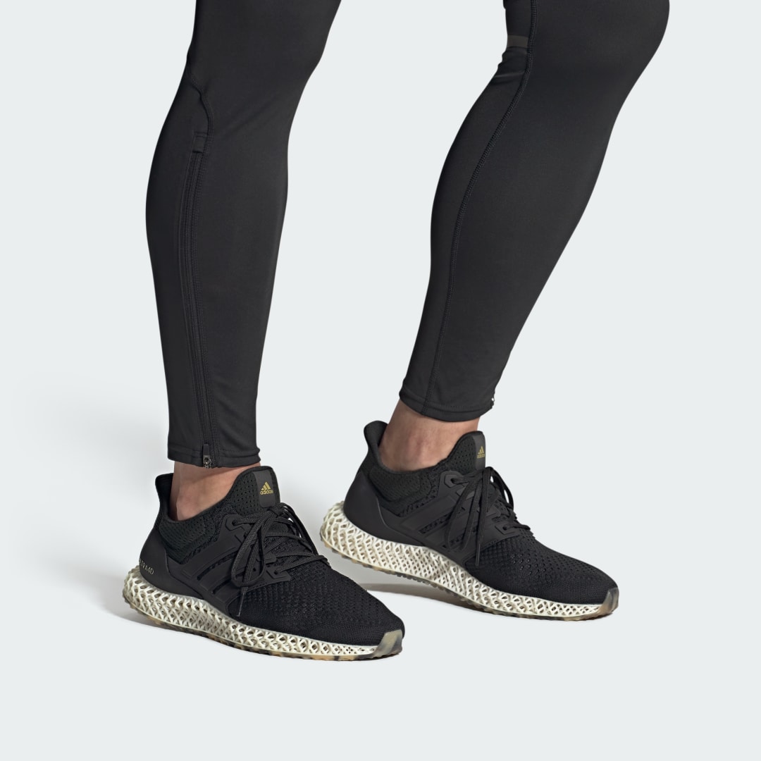 Adidas Ultra 4D sneaker Core Black / Core Black / Gold Metallic