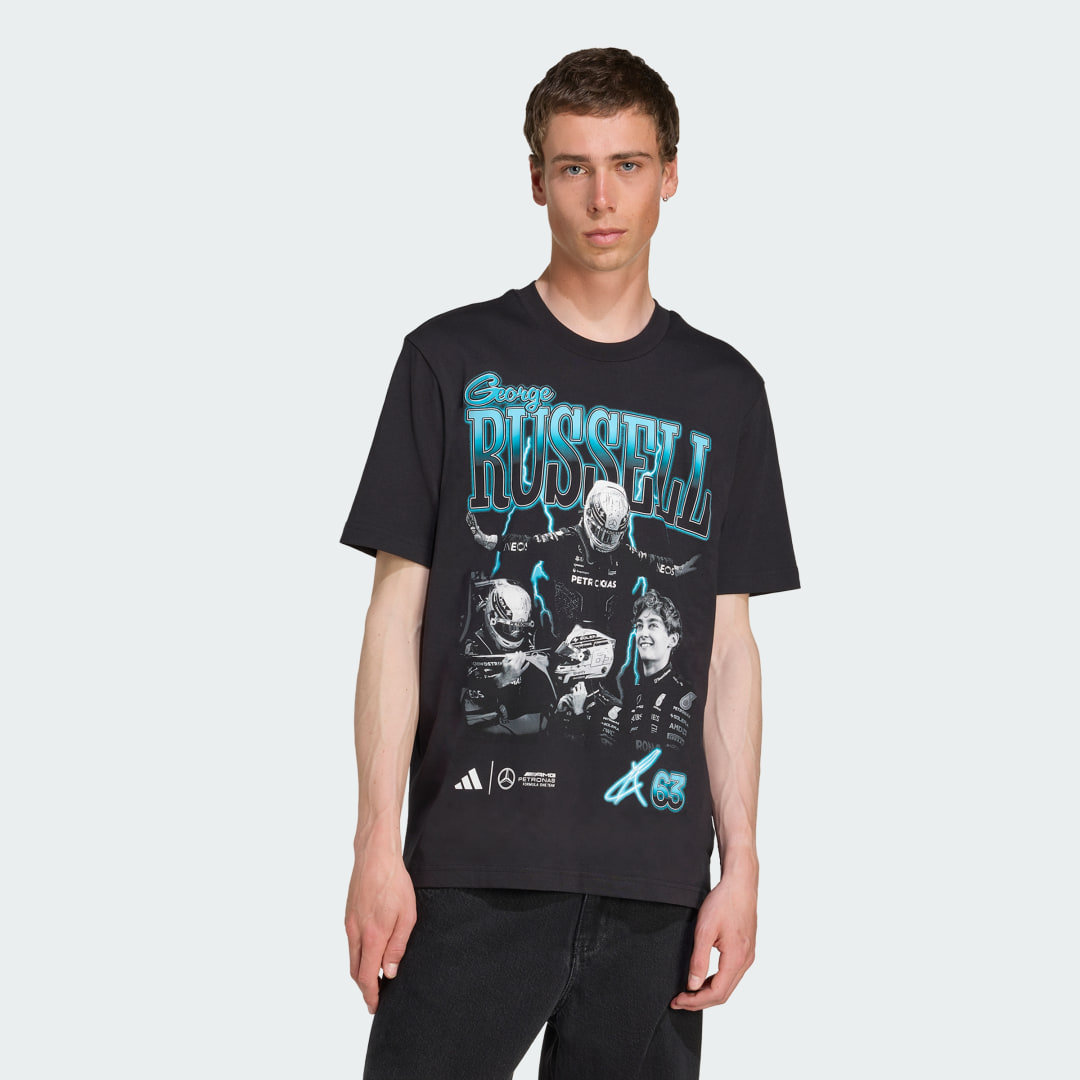 Adidas Mercedes AMG Petronas Formula One Team George Russell Graphic T-shirt