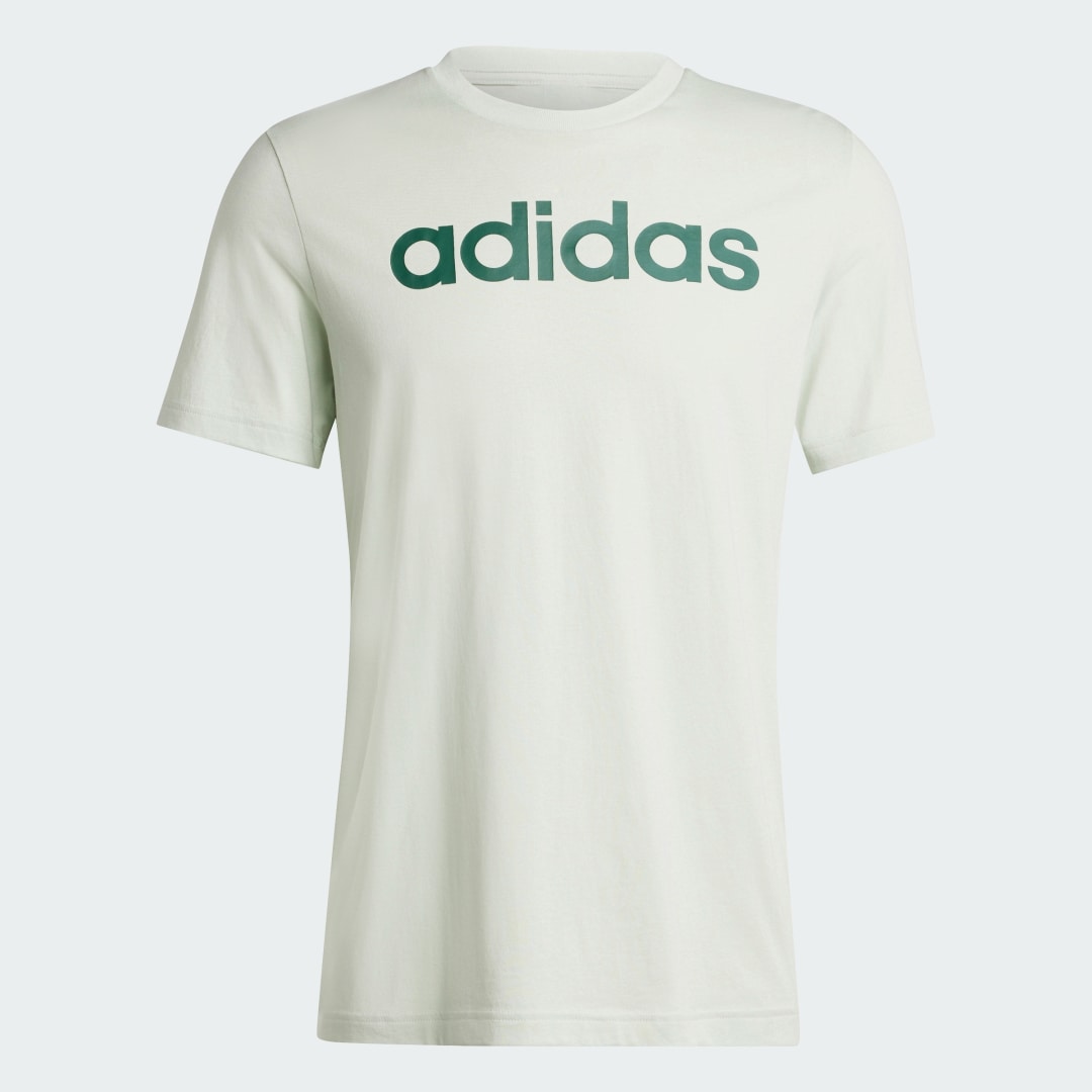 Adidas Essentials Single Jersey Linear Geborduurd Logo T-shirt