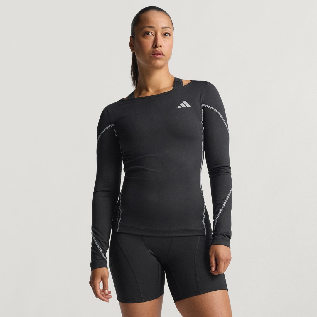 T shirt de running à manches longues Adizero BTN