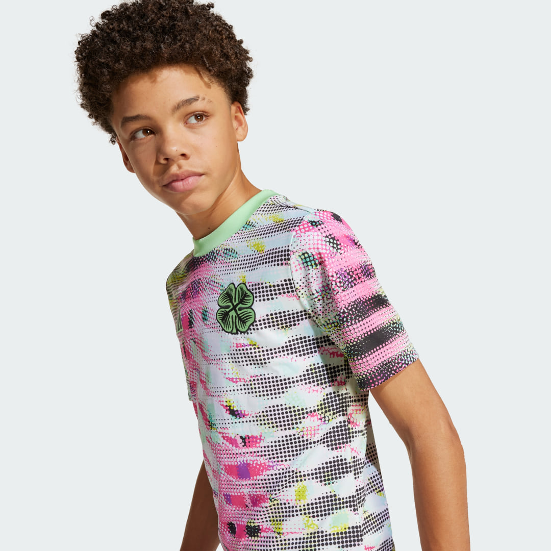 Adidas Celtic FC 25 26 Pre-Match Shirt Kids