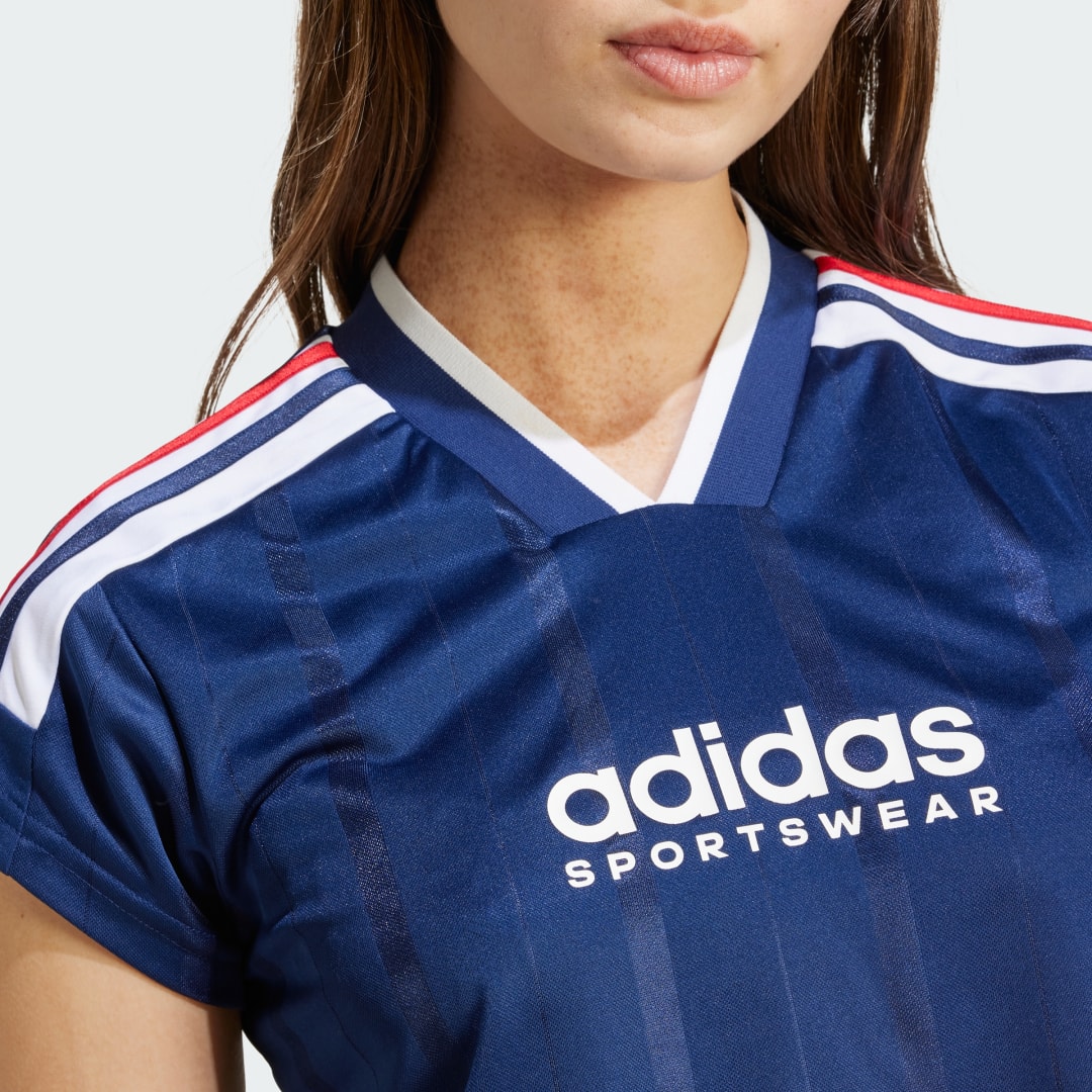 Adidas Tiro Cut 3-Stripes Crop Shirt