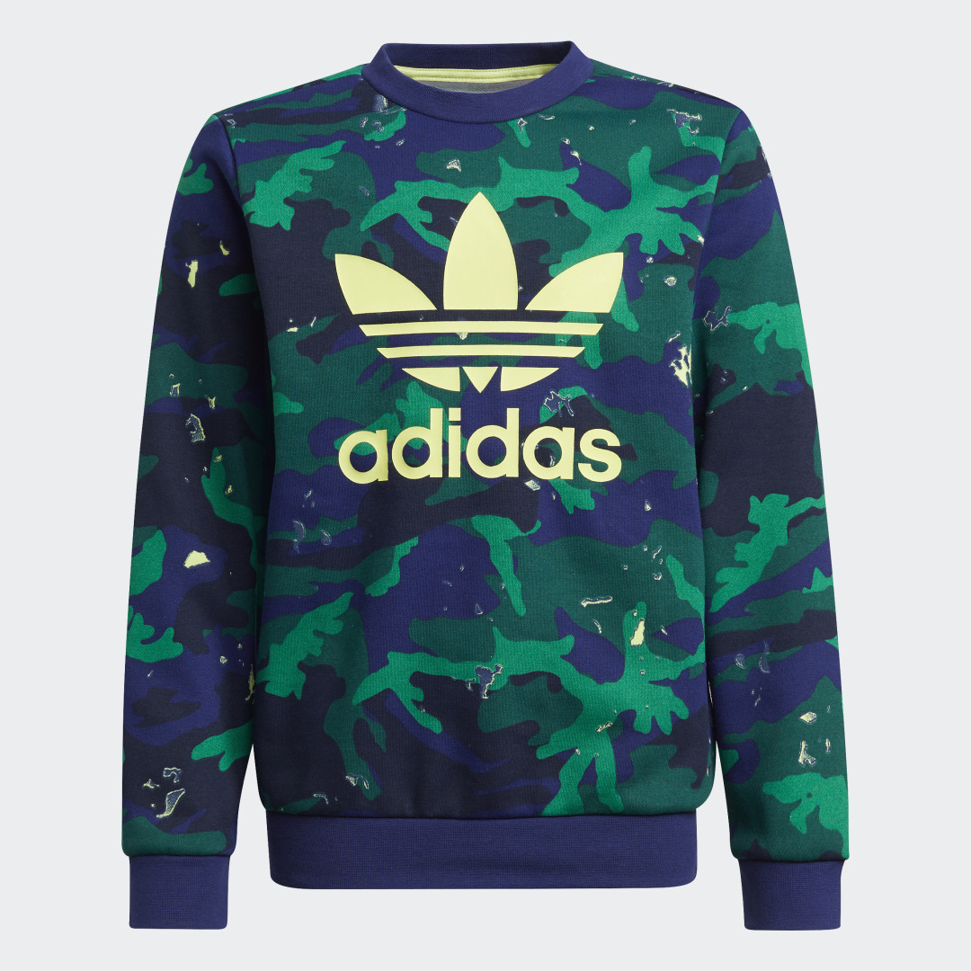 Свитшот с камуфляжным принтом adidas Originals