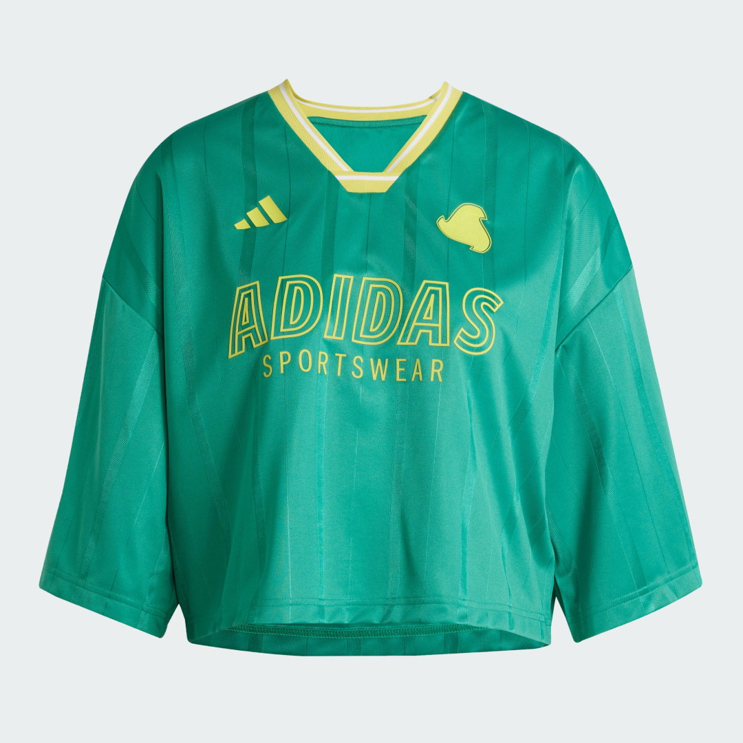 Maillot 3 bandes oversize Tiro Cut - vue 4