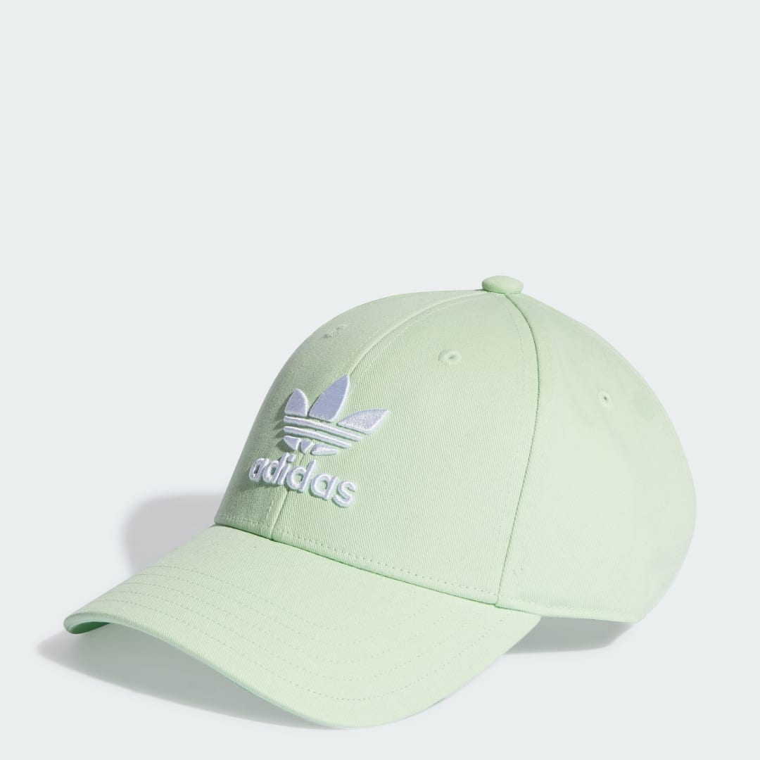 Adidas Originals Groen en wit Trefoil baseballpet Green Unisex