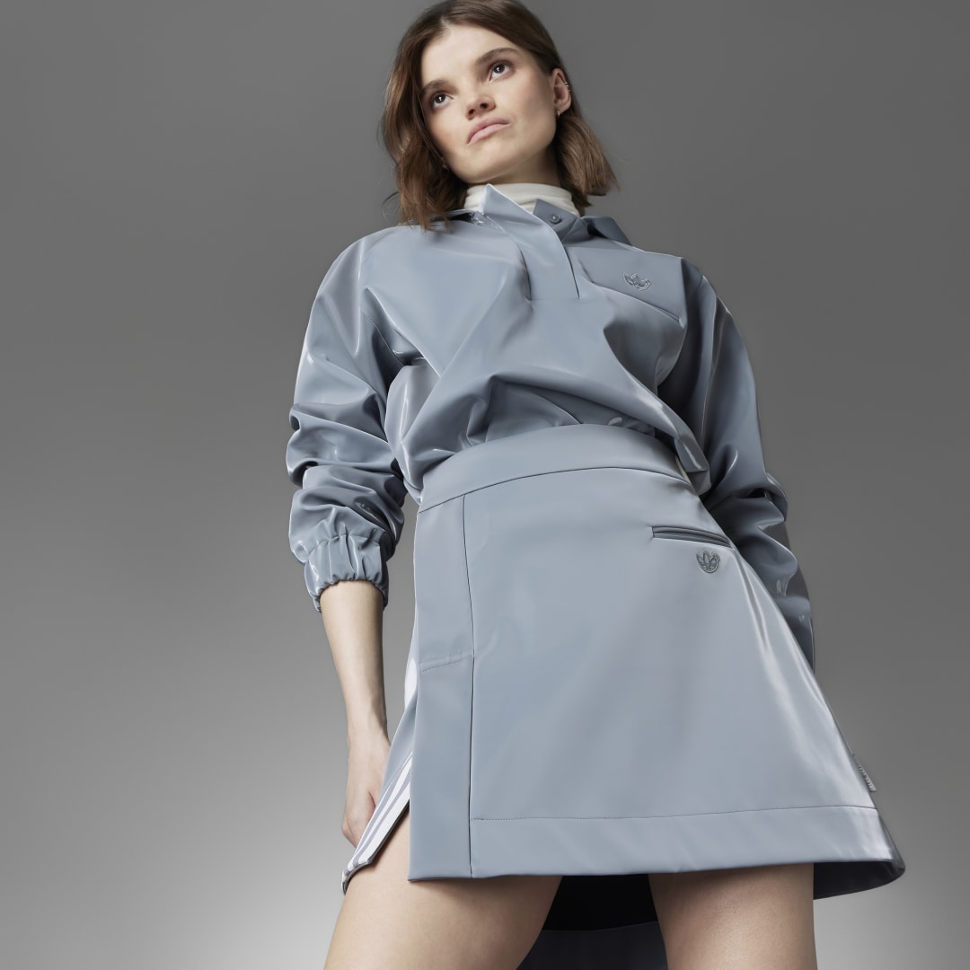 

adidas Falda Alto Brillo Blue Version Mujer, Gris