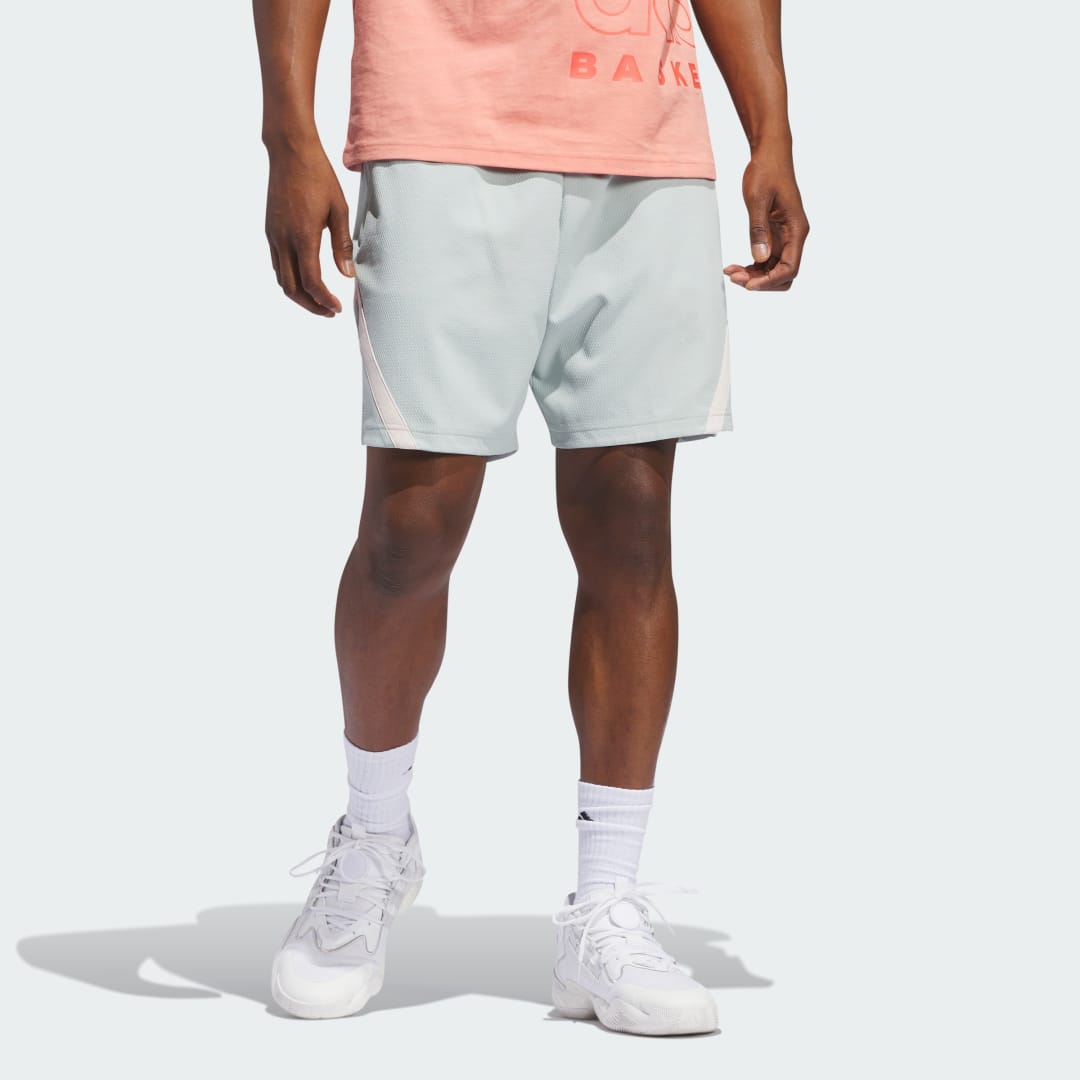 Image of "adidas adidas Select Shorts Wonder Silver 2XLTG 9"" - Men Basketball Shorts"