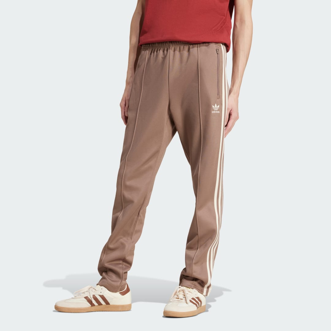 Adidas Originals adicolor Classics Beckenbauer Trainingsbroek Trainingsbroeken in bruin formaten: XL