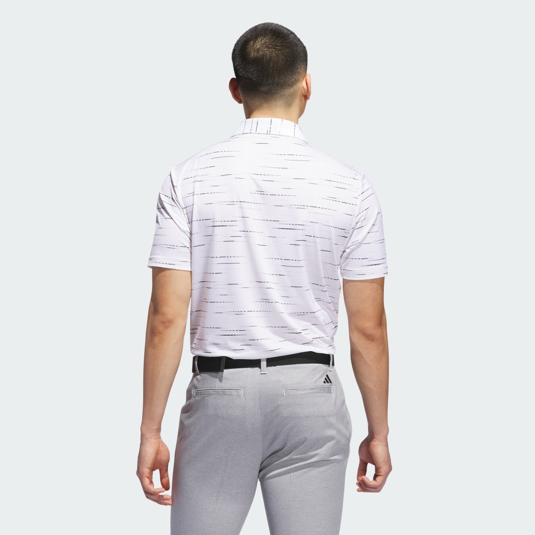 Thumbnail - Ultimate365 Mesh Glimmer Print Polo Shirt