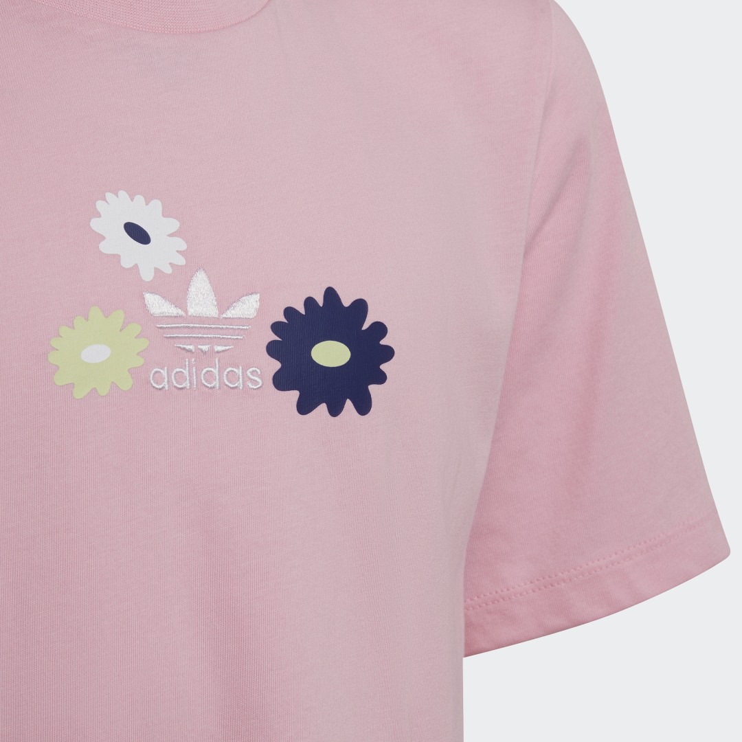 фото Футболка flower print adidas originals