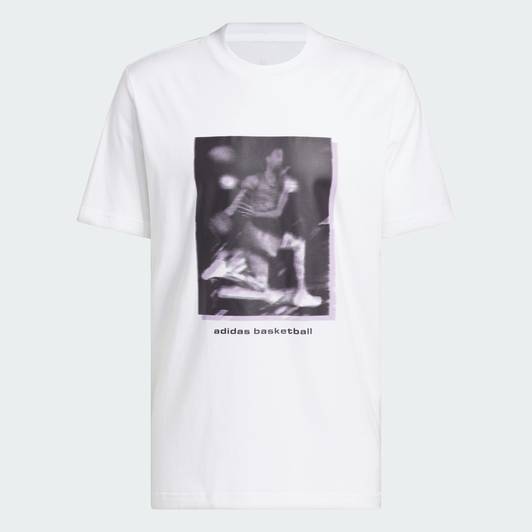 adidas Basketball Graphic T Shirt - vue 4