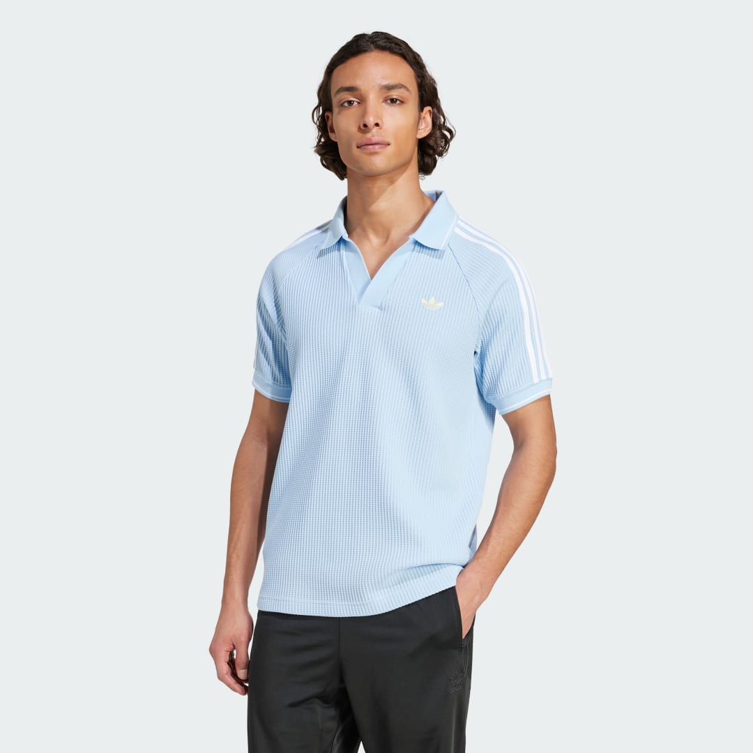 adidas adidas Originals Waffle Knit Polo Shirt
